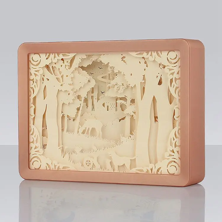 3D Illusion Acrylic Owl Led Desk Table Night Light Lamp