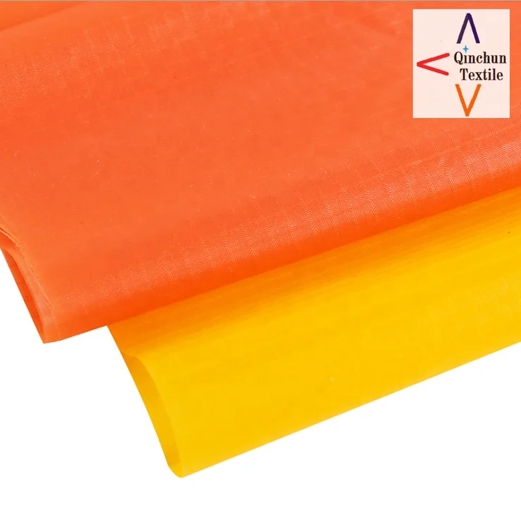 silicone and polyurethane coated 30d silnylon  nylon 66 ripstop fabric for making paraglider