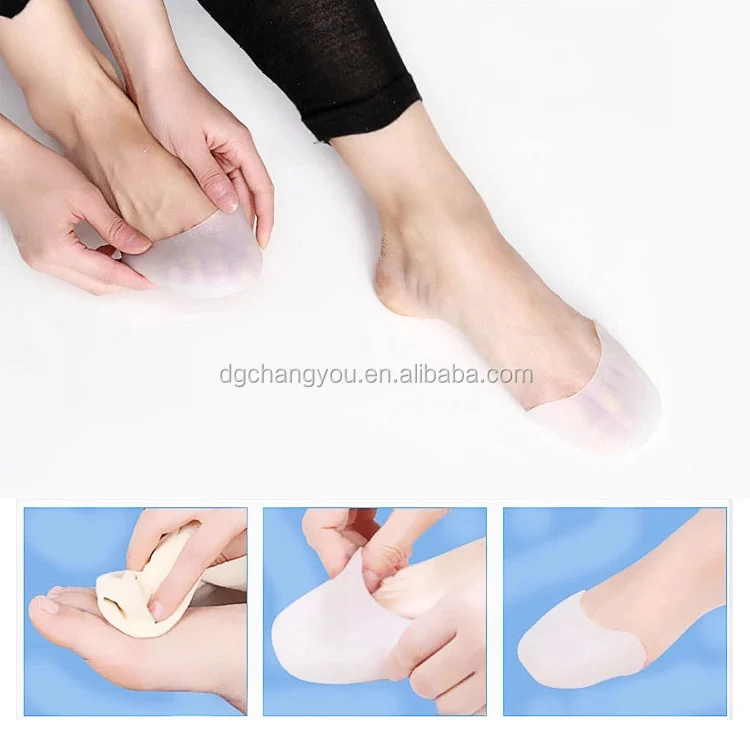 ladies ballet dancing foot pain relief SEBS silicone gel toe cap and toe protector