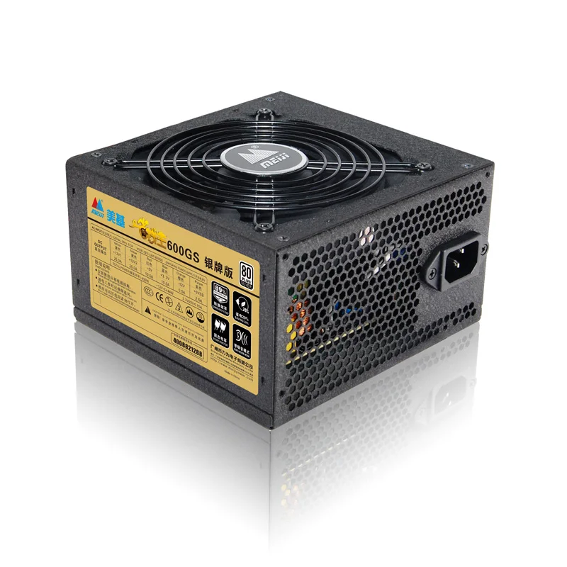 Quality High Efficiency Computer Power System Real 600W/550W/500W ATX 80Plus Bronze  Computer Power Supply PC  smps  psu