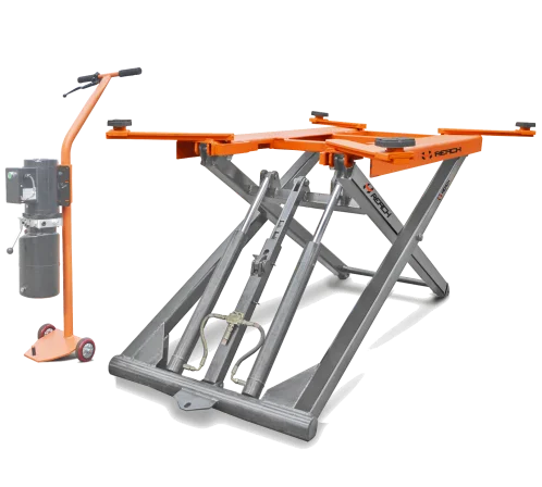 Small movable Scissor Car Lift hydraulic portable car lift