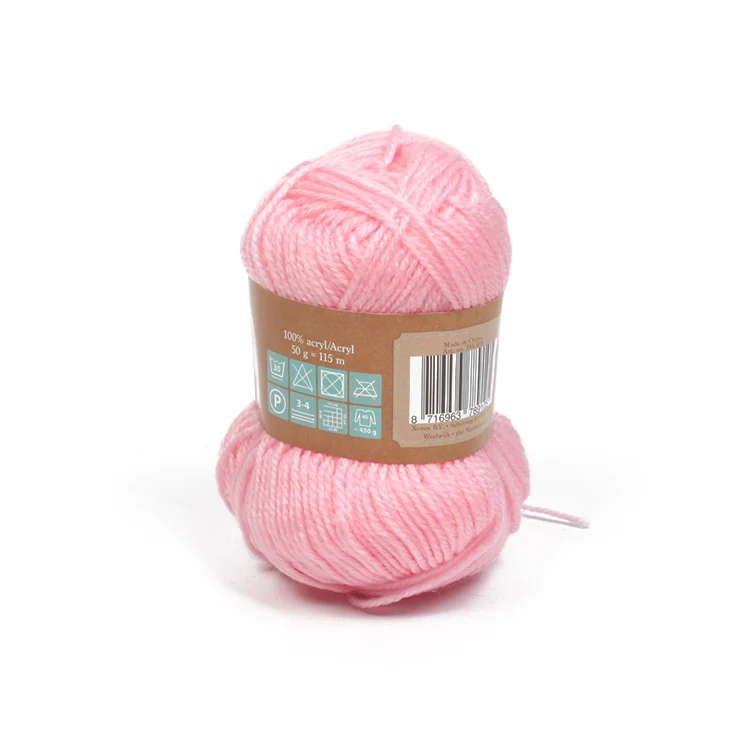 
100% Acrylic Dope Dyed Yarn Cheap South Korea Acrylic Yarn For Weaving 