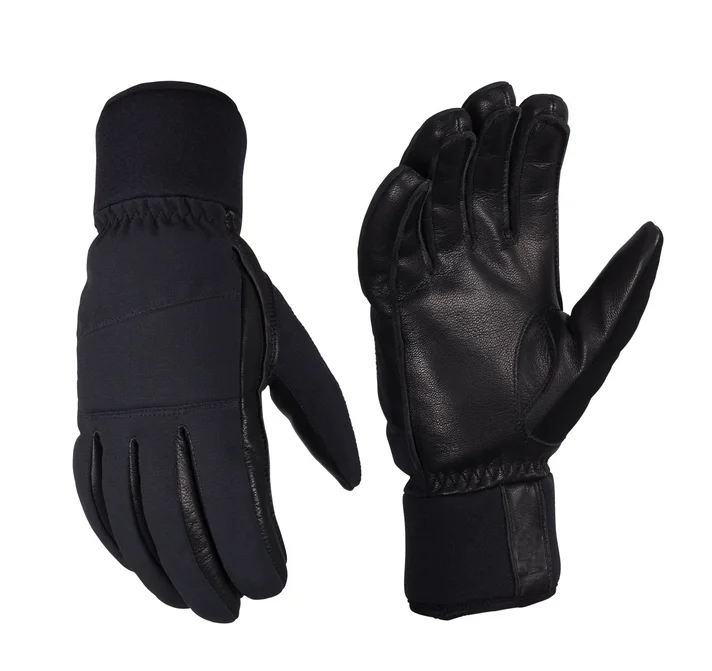Водонепроницаемые дышащие высококачественные лыжные перчатки из козьей кожи в стиле cool