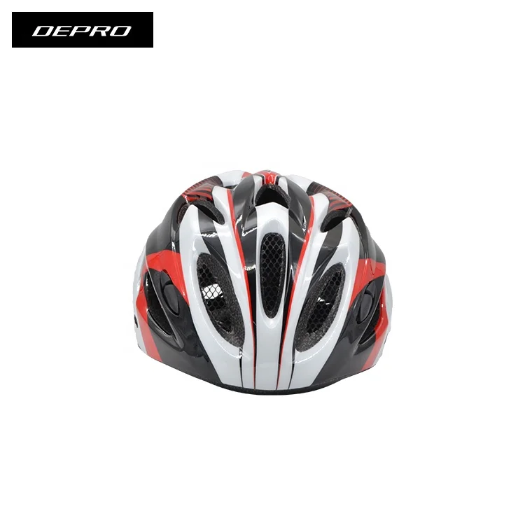 Hot Selling red custom made road bike helmet with ensure the safety of the head
