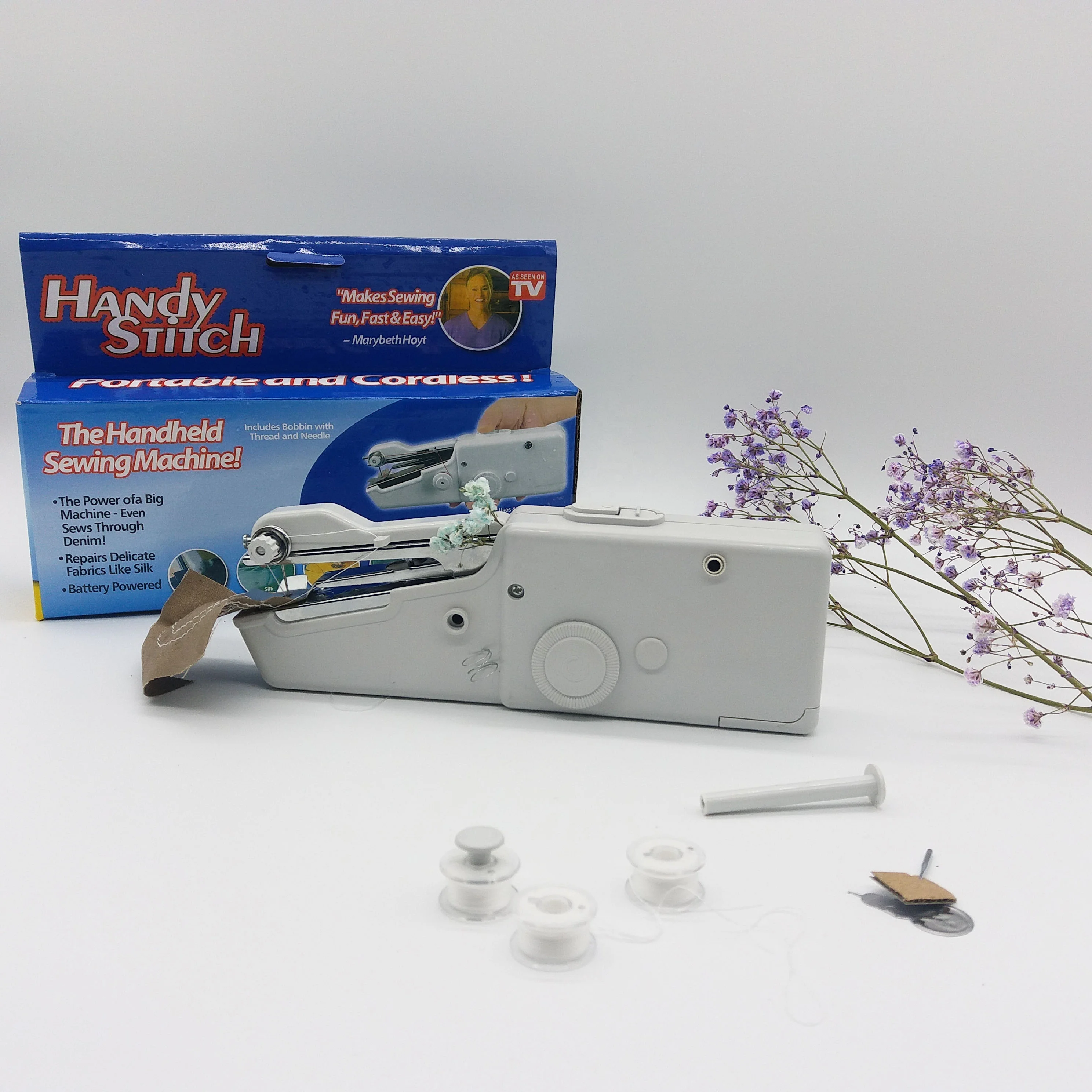 Akuma-0117 Home appliance multi-functional battery handheld pocket manual mini sewing machine