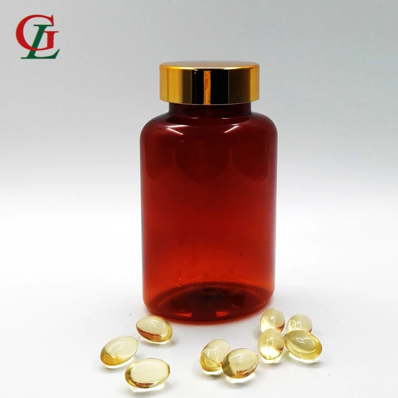 Pet 120/150CC бутылка янтаря овальной Пластиковые Pill эко бутылочка Capsule поставщик упаковки
