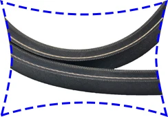 Отн ремень вентилятора HM35.2-890 для Kia Pride/отн клиновой ремень/завод