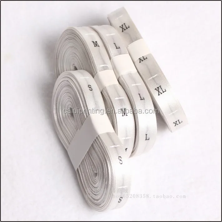 customized competitive price satin fabric garments label printers