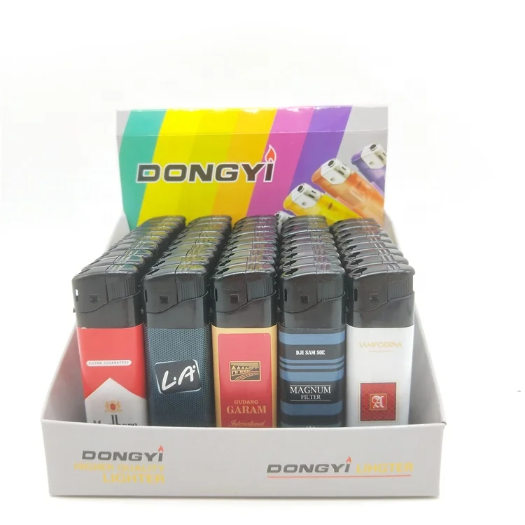 2022 Custom butane electric disposable cigarette lighter BAIDA