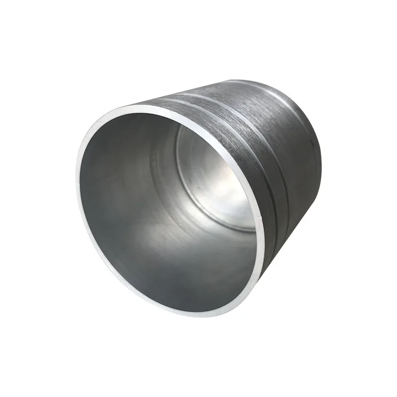 Decorative aluminum pipe fitting end cap