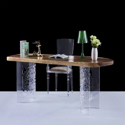 High quality clear acrylic tables coffee console table  for wedding