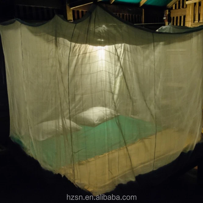 100%Polyester Long Lasting Insecticidal Mosquito Net 55mg/m2 Deltamethrin impregnated