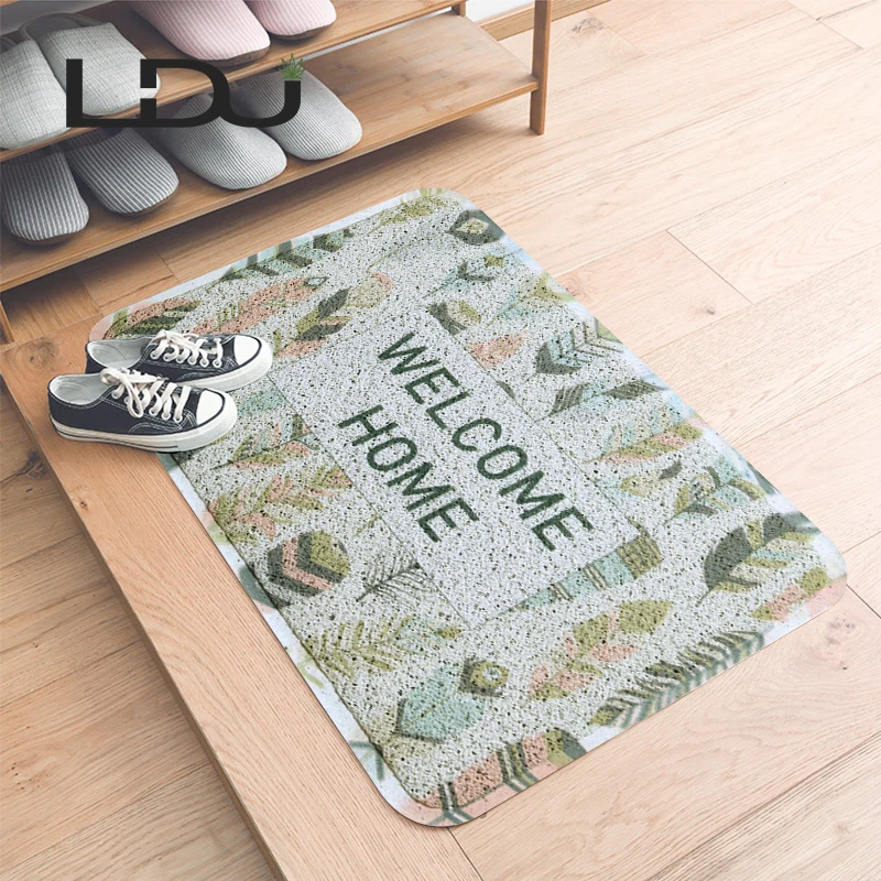 
Welcome Designer PVC Outdoor Cheap Washable Entrance Home Plate Door Mat 