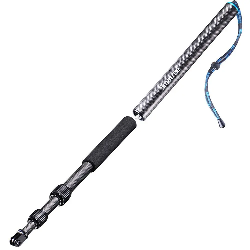 Smatree SmaPole S3C съемный раздвижной плавающий шест из углеродного волокна для GoPros (12 5-39 5 дюйма)