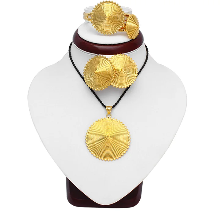
18k italian gold jewelry sets/ jewelry gold set 