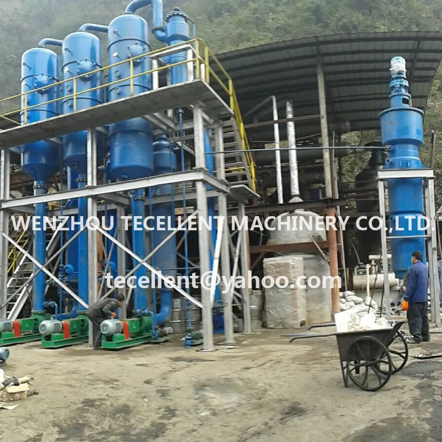 
High Efficiency Industrial Salt Water Treatment Wiped Thin Film Evaporator 