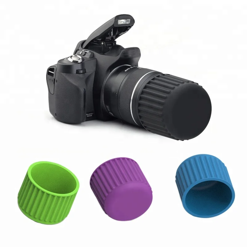 
Protective Scratch Proof Waterproof Dustproof Cover Camera Silicone Universal Lens Cap 