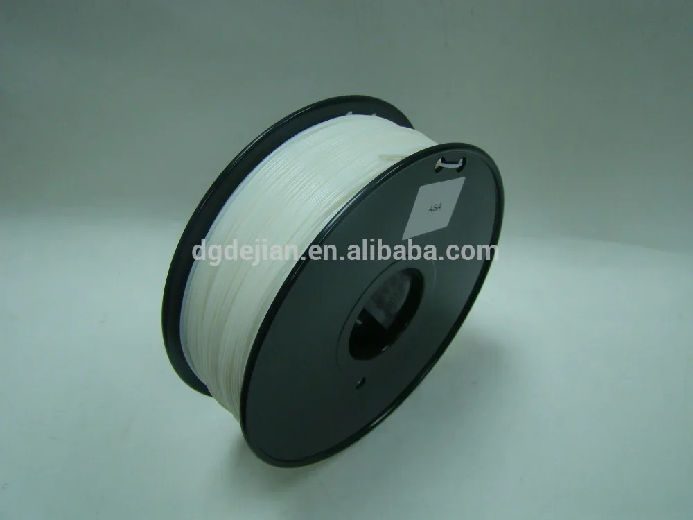 High quality 1.75mm ASA 3D printer filaments 1kg filament 3d printing materials imported plastic filament