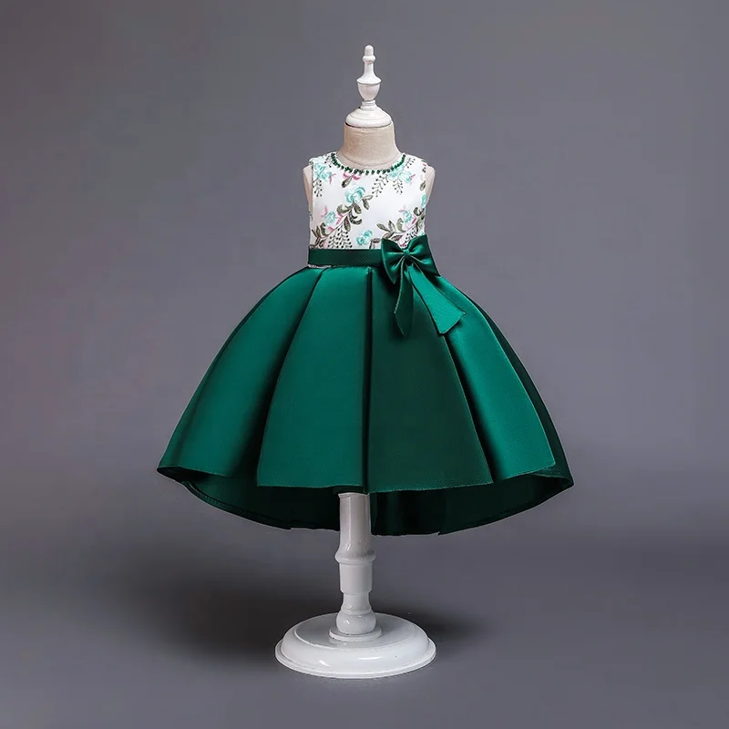 2019 European American children fashion Christmas princess dress Princess Wedding Dress For Children Party Clothes