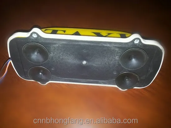 
White/Yellow/Orange Plastic Taxi Roof Light Sign Magnetic Taxi Light Taxi Light Box with Magnet 