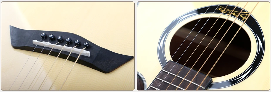 40 inch acoustic guitar high gloss Deviser L-720A-N high quality guitar wholesale factory