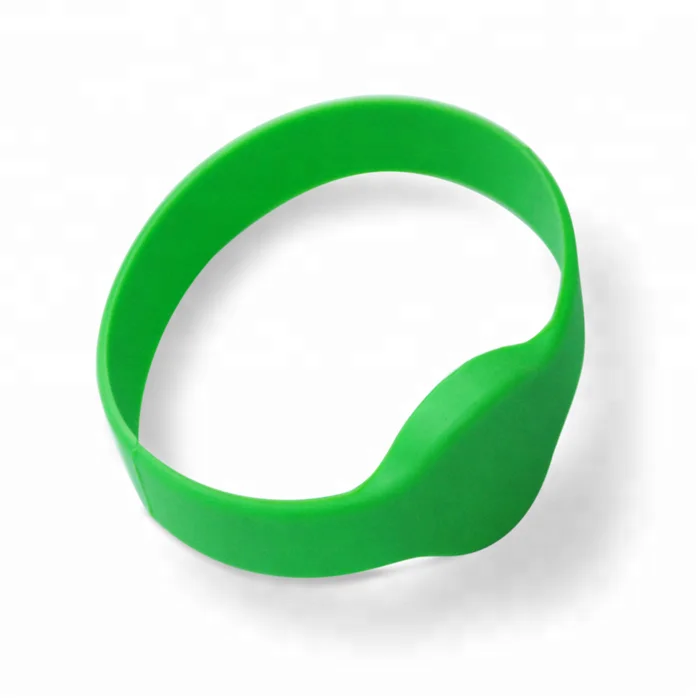 Wholesale rfid NFC NTAG216 adjustable silicone wristband waterproof