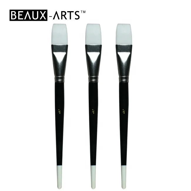 Набор кистей для рисования с короткой ручкой Заводская Высококачественная деревянная ручка тонкая нейлоновая кисть волос