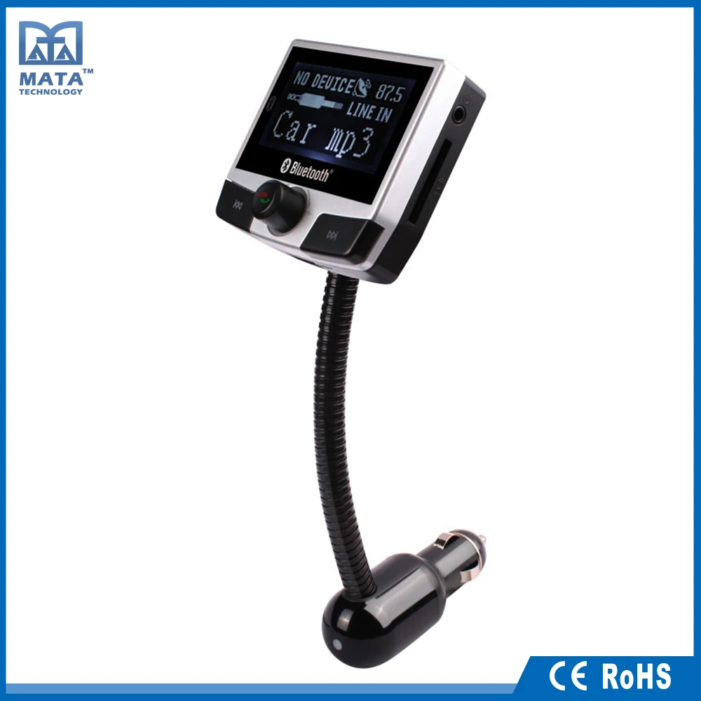 Автомобиль прикуривателя USB 1.2 Bluetooth Автомобильный MP3 Плеер с FM tranmitter