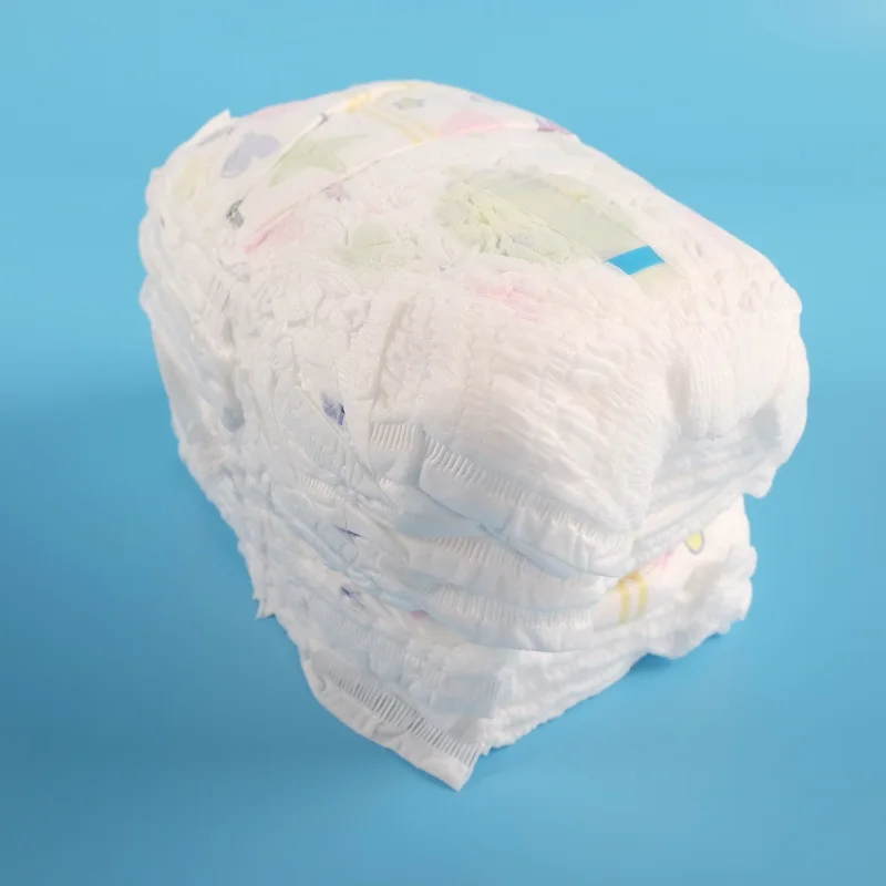 Comfortable disposable organic baby dipers nappy pants