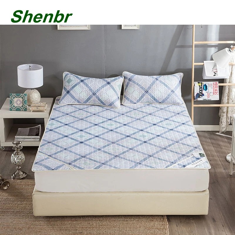 
Luxury Ice Silk Natural Latex Summer Cool Cooling Sleeping Mat 