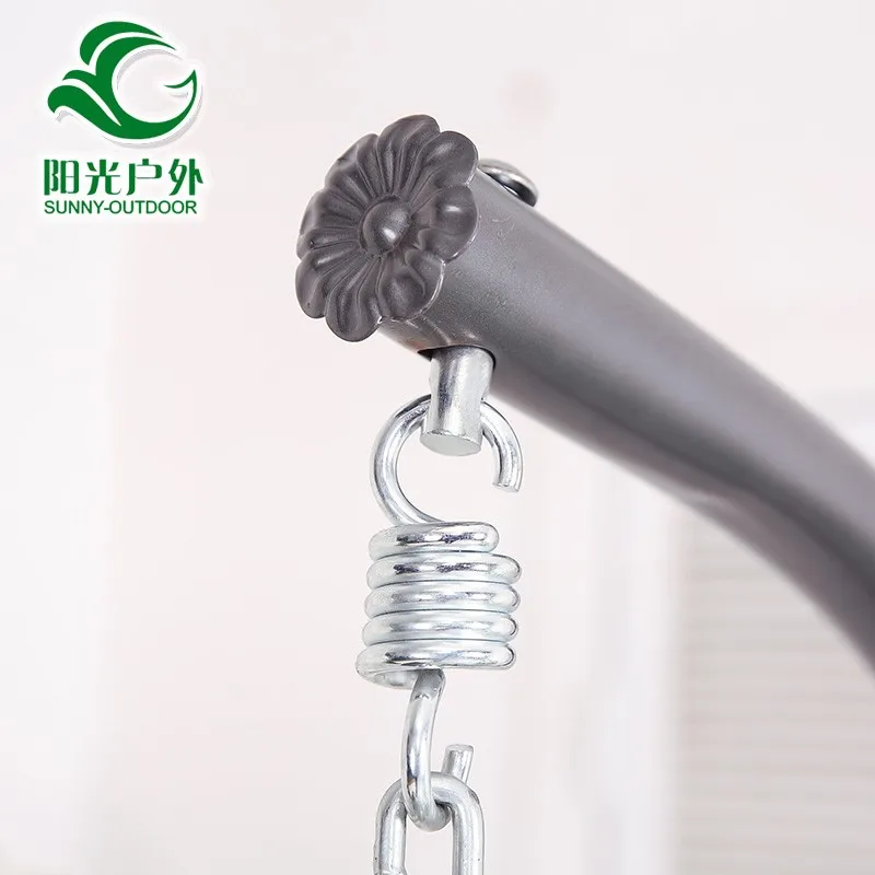 High quality rattan basket jhula swing garden