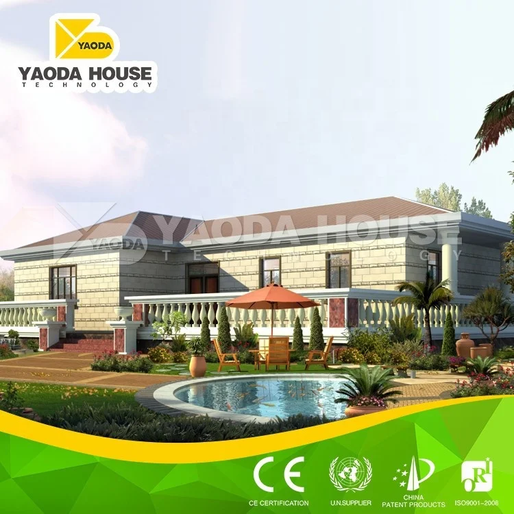 Beautiful model villa design chinese prefabricated house