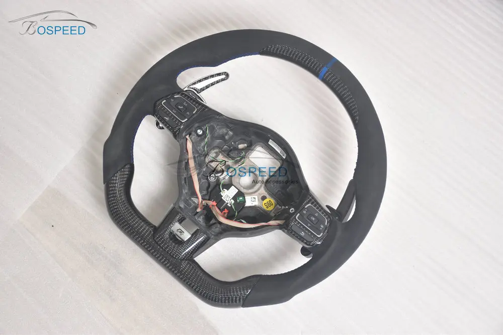 
Carbon Fiber racing car steering wheel for golf 6 R20 