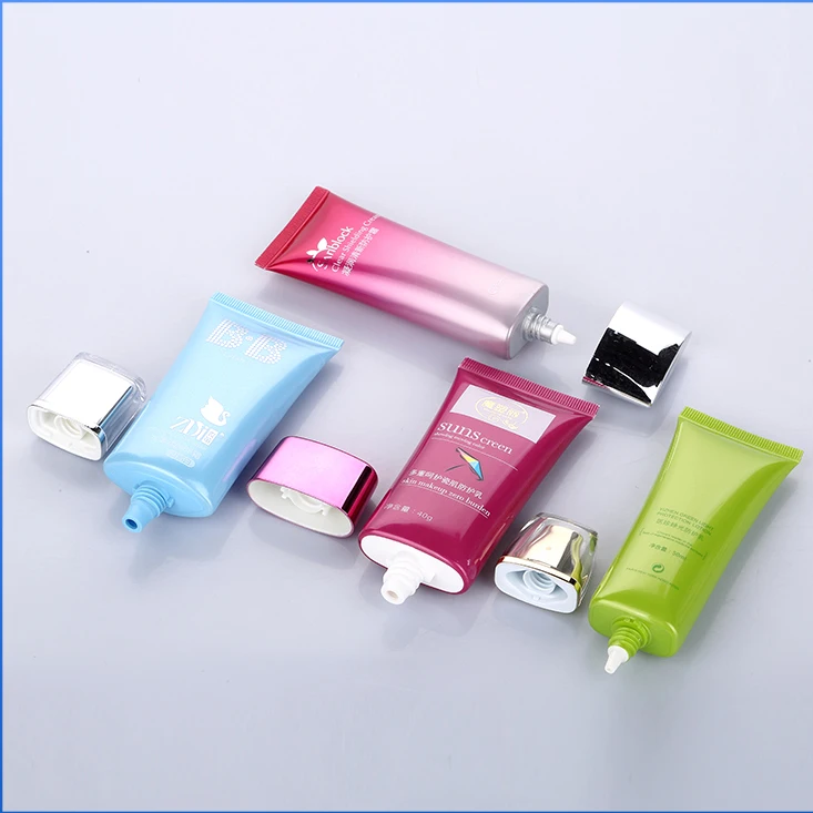 Cheap price raw material plastic body lotion packaging laminate squeeze tubes for body creams