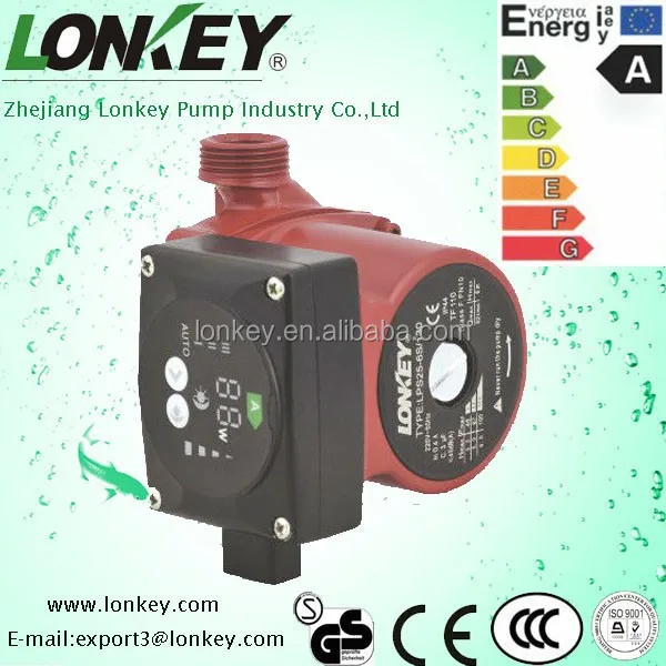 central heating circulating a rated pumps, low consumption smart circulator pump, converter class A hot water circulation pump