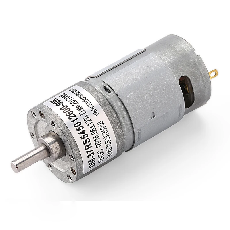  DM-37RS545 Реверсивный двигатель постоянного тока cw ccw 12v