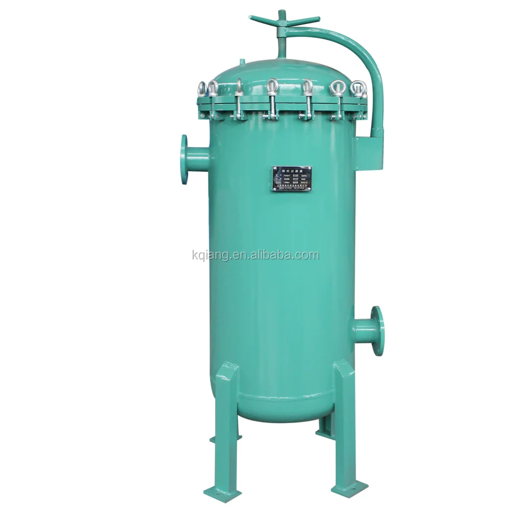 Industrial Water Treatment Equipment Davit Arm Multi-Bags Filter Housing