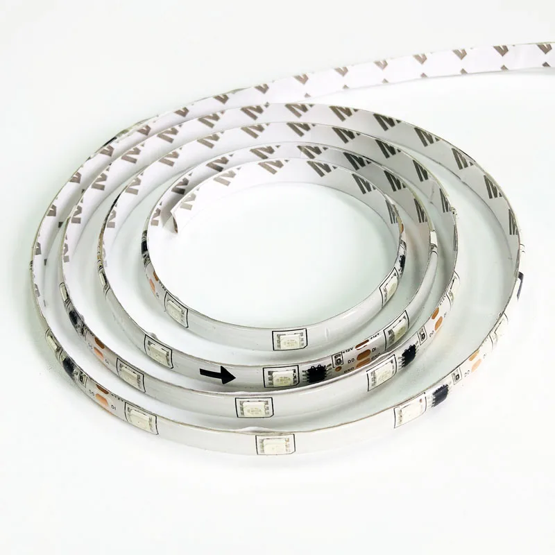 SMD5050 RGB 30 leds per meter 12V Magic dream color WS2811 flexible strip light WS2811 digital flex pixel strip light