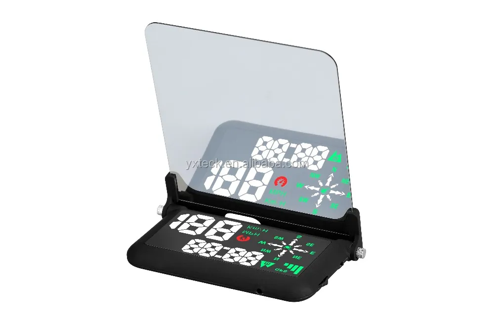 4.0 Дюймов Подключи и Играй автомобиля HUD фильм head up display, Speed Monitor Gps Head up display беспроводной Hud