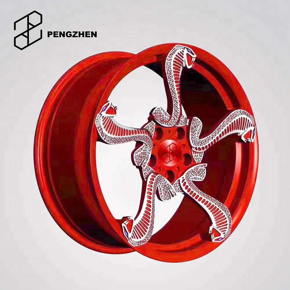 New design 3D cobra forged aluminum wheels