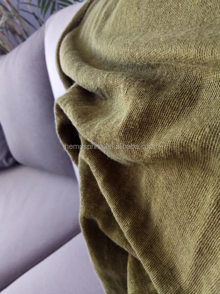 
100% hemp jersey fabric wholesale hemp fabric 