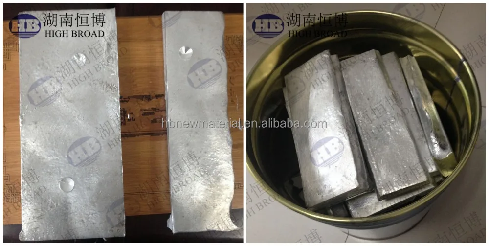 Алла Алюминиевый лантана сплава Слитка