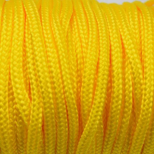 Hot sale durable strong round double braided polyester rope nylon rope