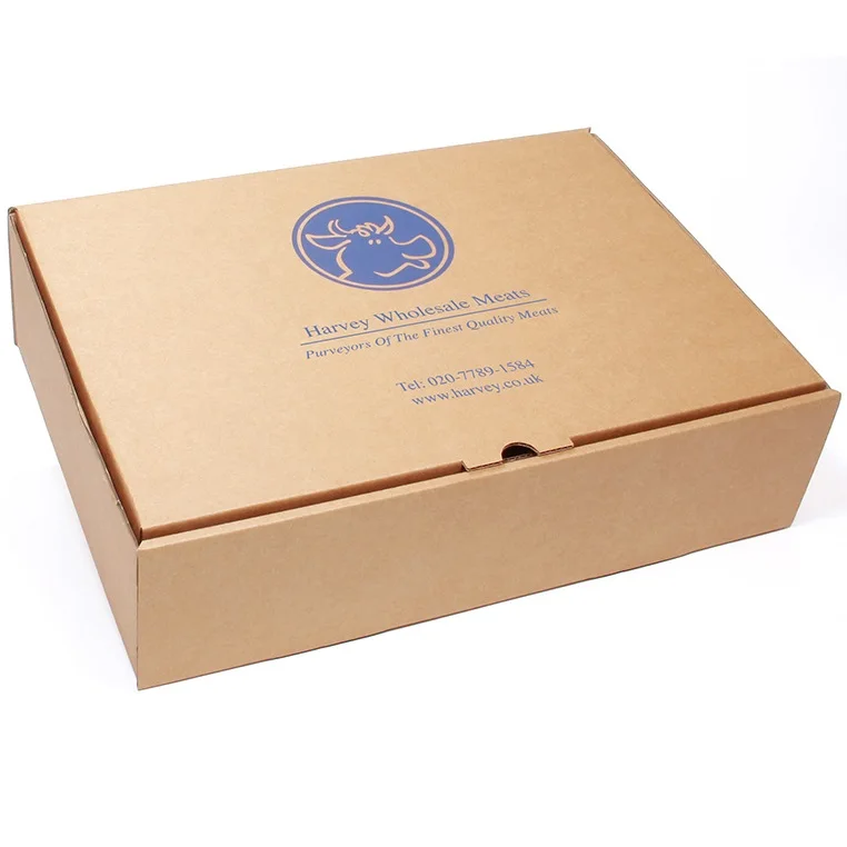 Wholesale Brown Corrugated Shipping Box Custom Logo With Foam Insert For Laptop Shipping