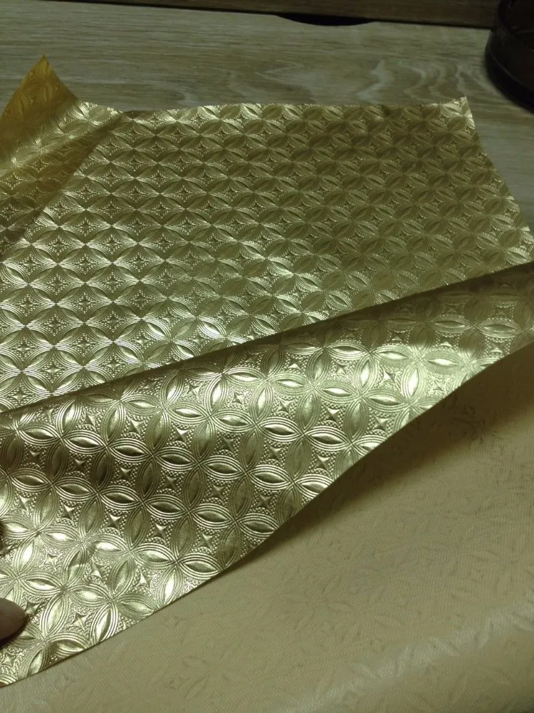 Metallic PVC Artificial Leather Stock lot For Decorative