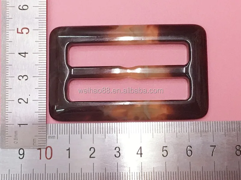 
Fashion polyester resin adjustable trench coat buckles for belt/shoes 