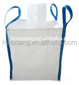1 Ton Construction Bulk Bag Reusable PP Fibc Jumbo Bag Breathable Sand Ton Fibc Bag
