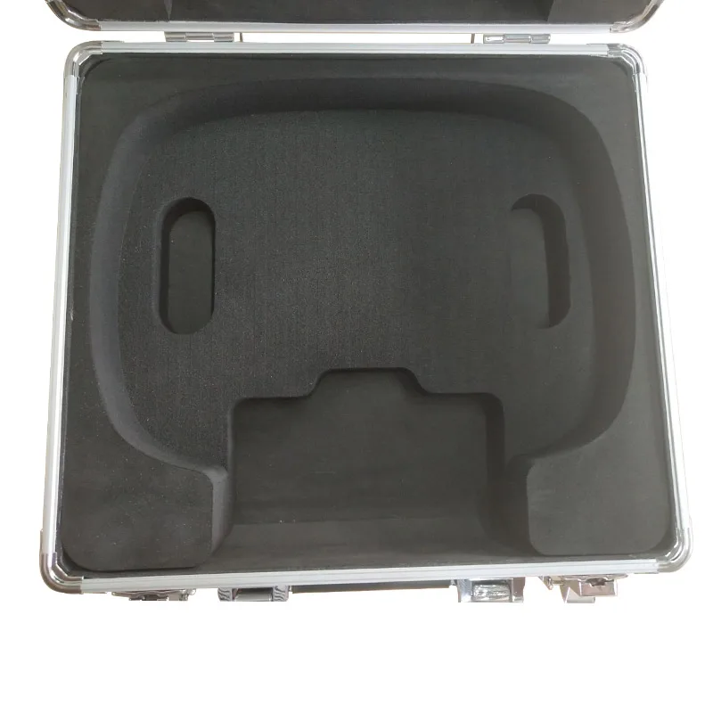 OEM black Equipment aluminum train flight case with foam inside/multifunctional custom flight train case