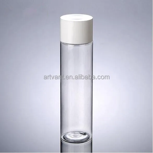 100ML Plastic Pet Bottle With Screw Cap Cylinder High Mouth Clear Pet Bottle For Lotion Cream Toner Shampoo