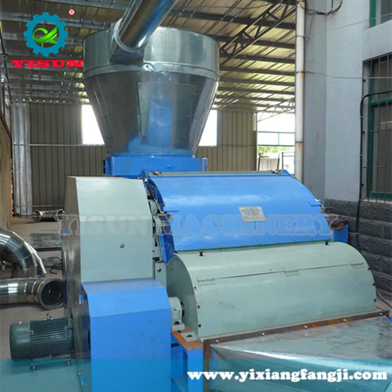 wool cashmere mixing machine / fiber carding willow machine with low price high output